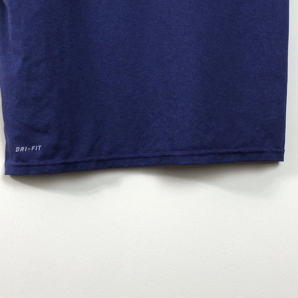 Nike Dri-Fit Baltimore Ravens NFL Football Short Sleeve T-Shirt Men's M Purple